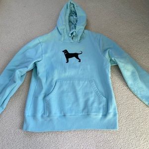 Black dog sweatshirt barley worn